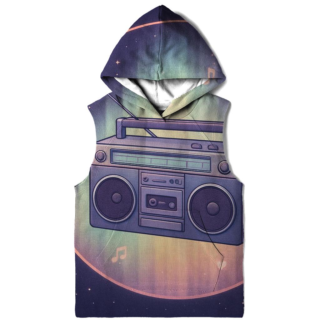 Retro Boombox Aurora pullover hoodies