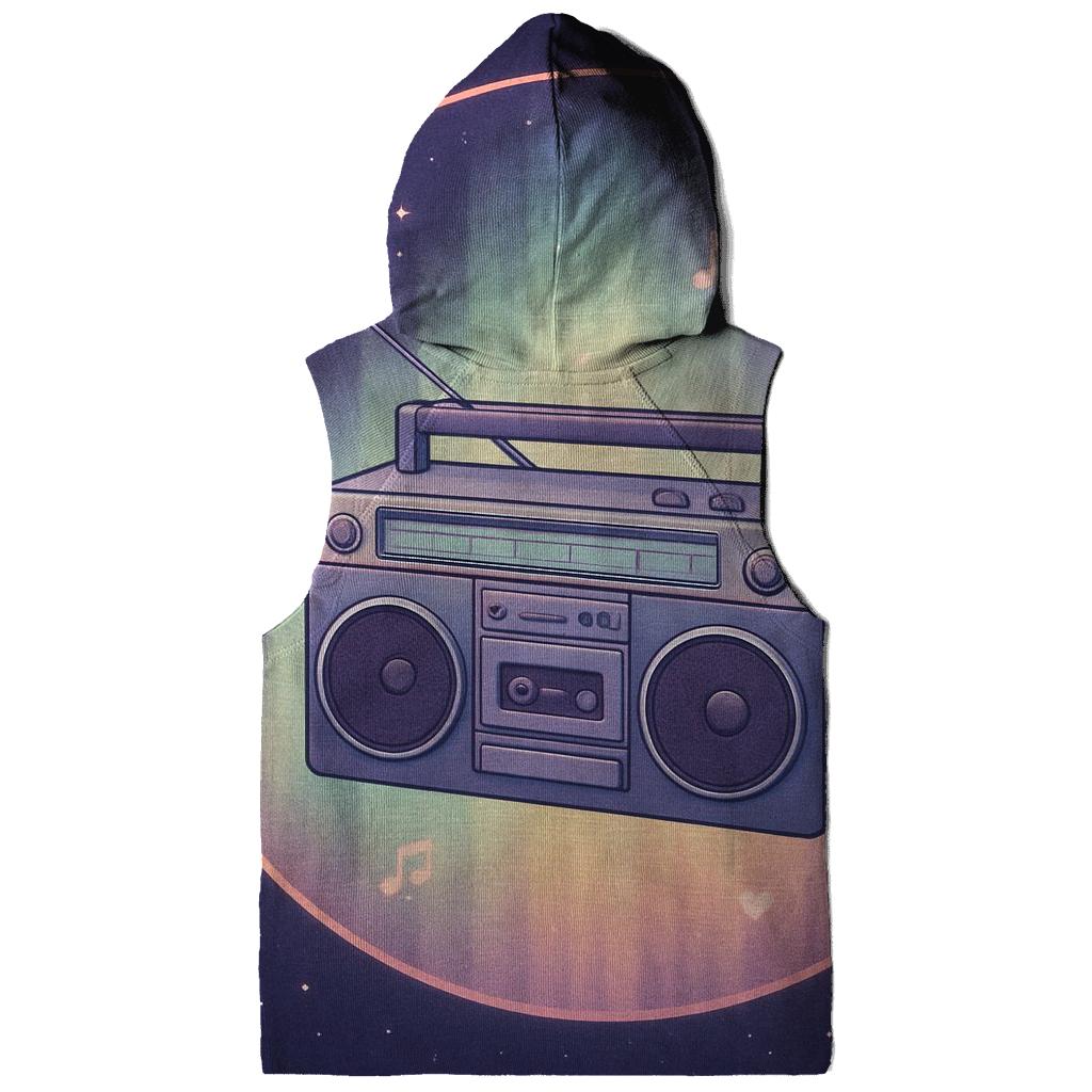 Retro Boombox Aurora pullover hoodies