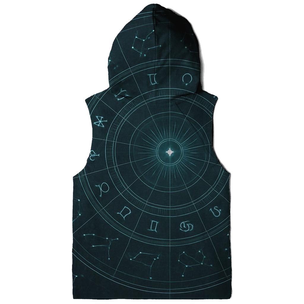 Arcane Zodiac Wheel Blueprint heavyweight hoodies