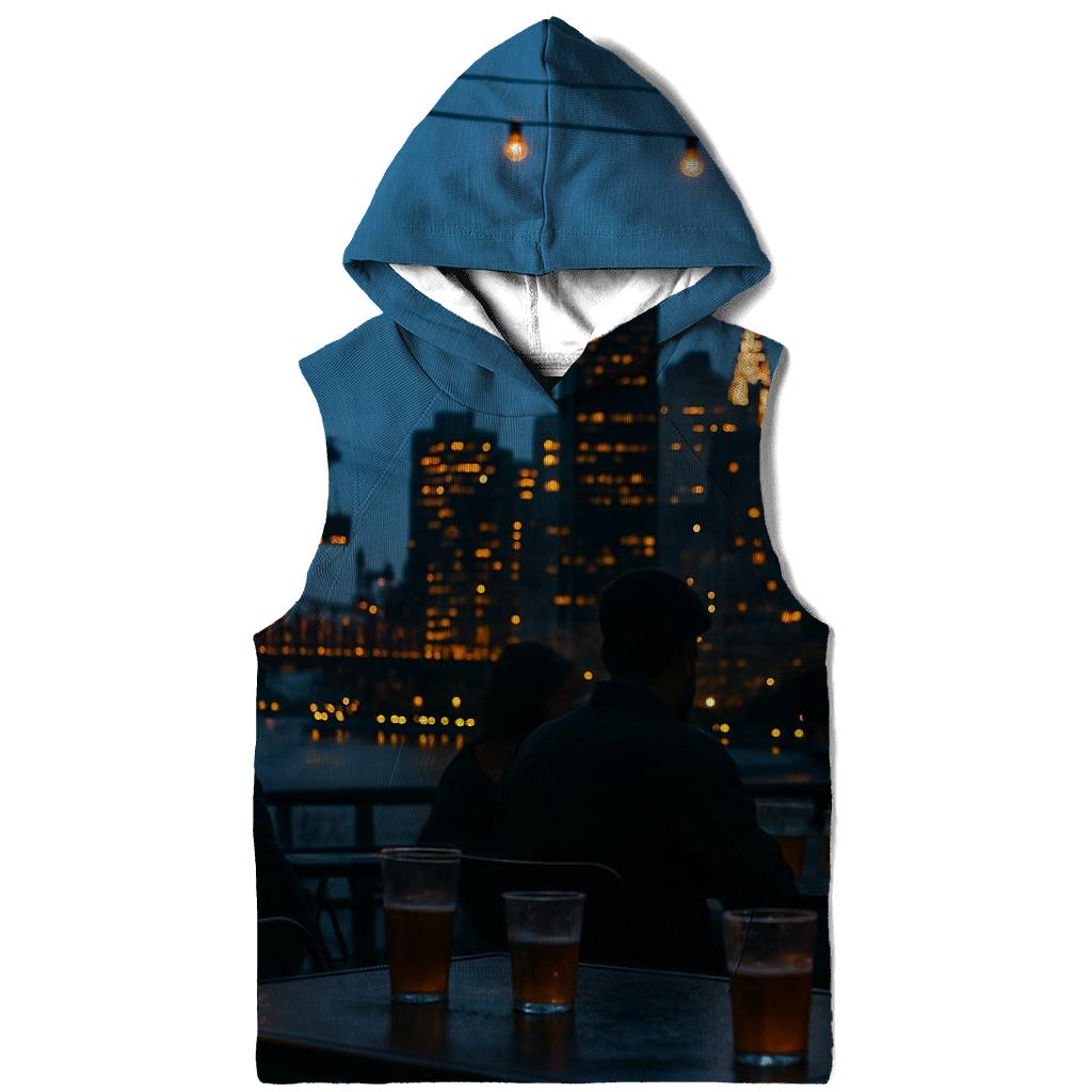 Queens Rooftop Bar With Skyline Beyond designer hoodies