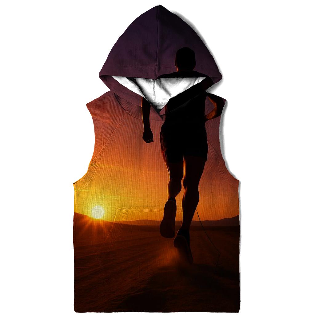 Desert Marathon Dusk Run zip-up hoodies