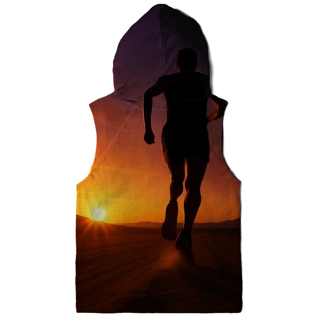 Desert Marathon Dusk Run zip-up hoodies