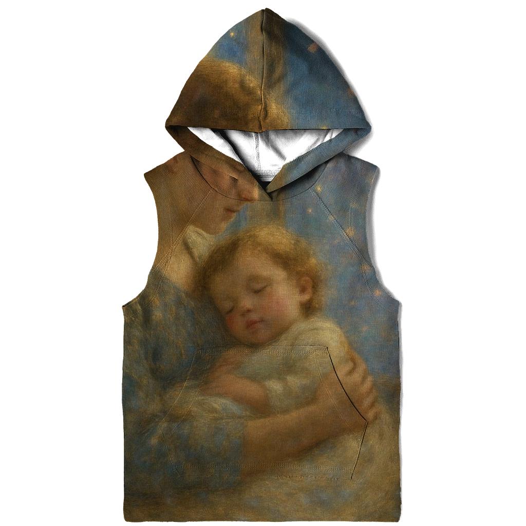 Starlit Lullaby Across Time embroidered hoodies