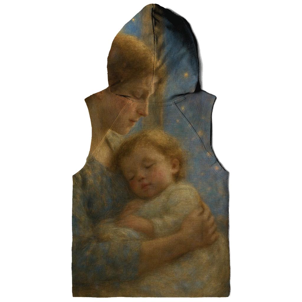 Starlit Lullaby Across Time embroidered hoodies