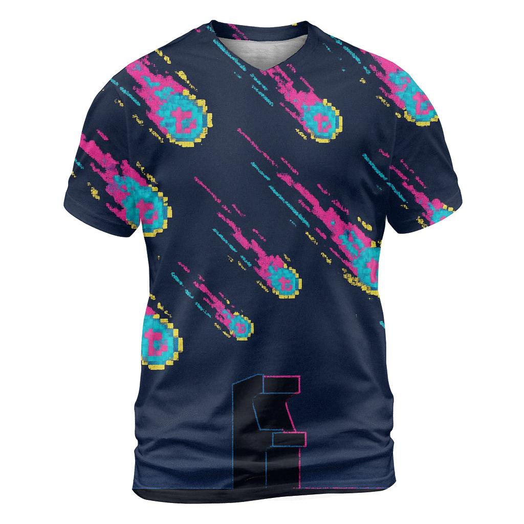 Arcade Meteor Showers statement graphic shirts
