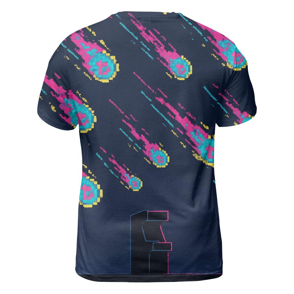 Arcade Meteor Showers statement graphic shirts