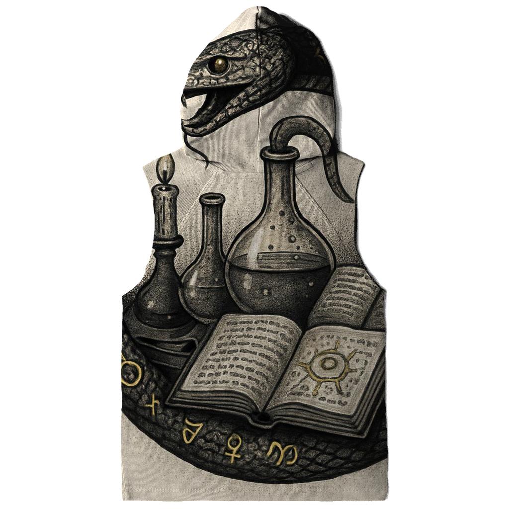 Alchemical Ouroboros Laboratory zip-up hoodies