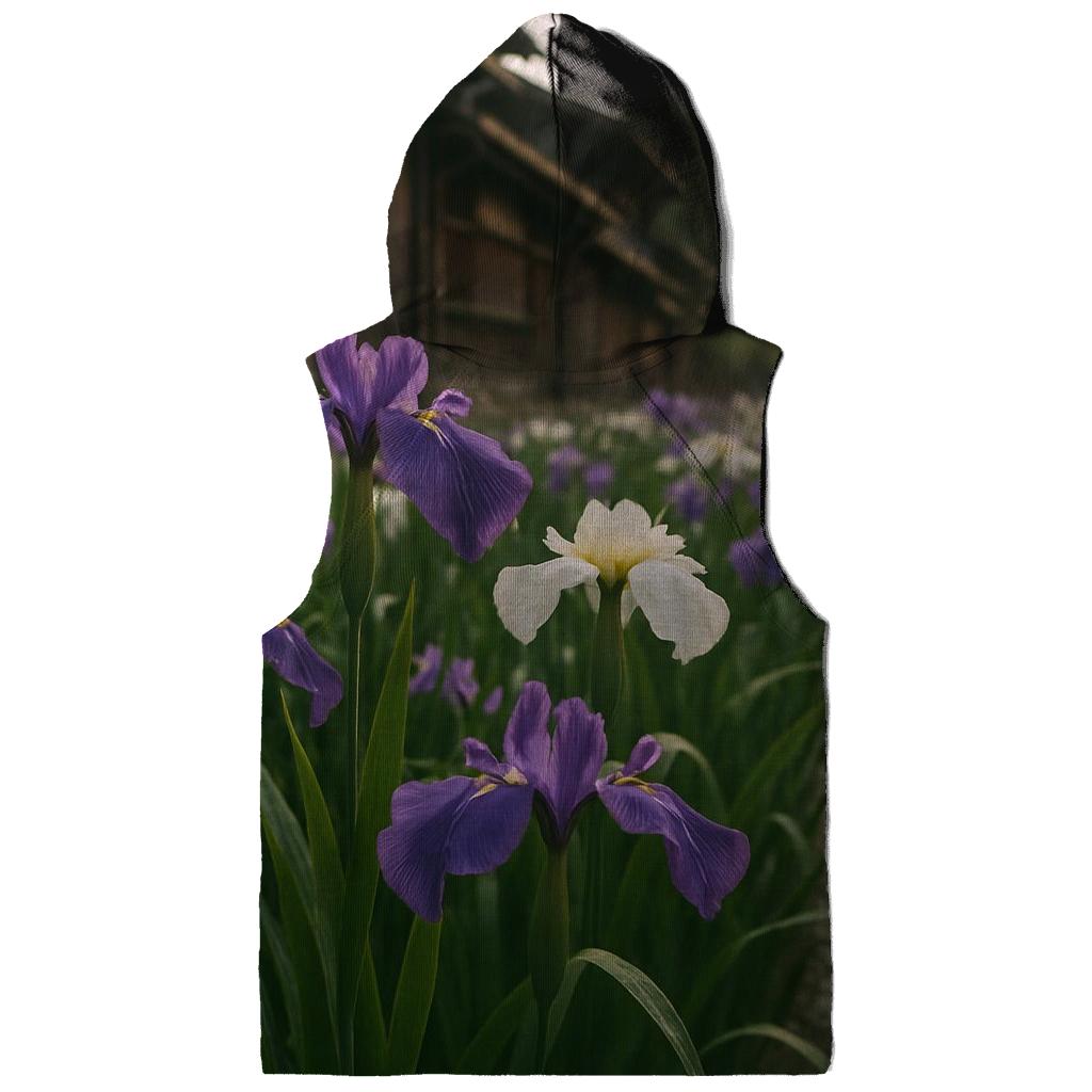 Iris Field Beside Old Japanese Canal hoodie styles