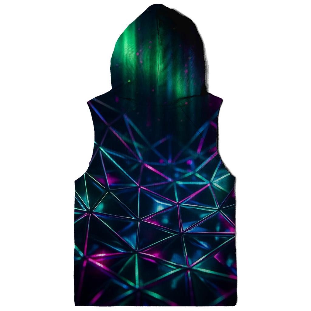 Chrome Aurora Lattice embroidered hoodies