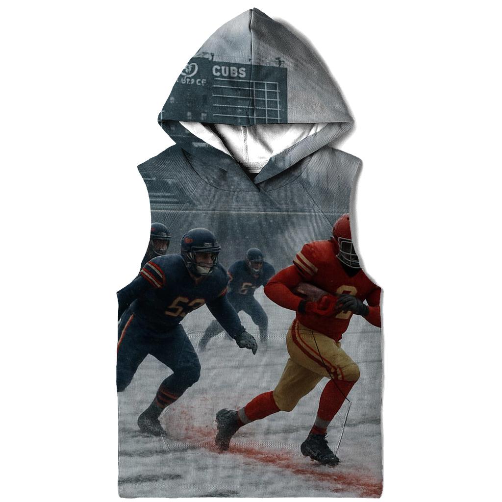 Frozen Gridiron At Wrigley Winds printed hoodies