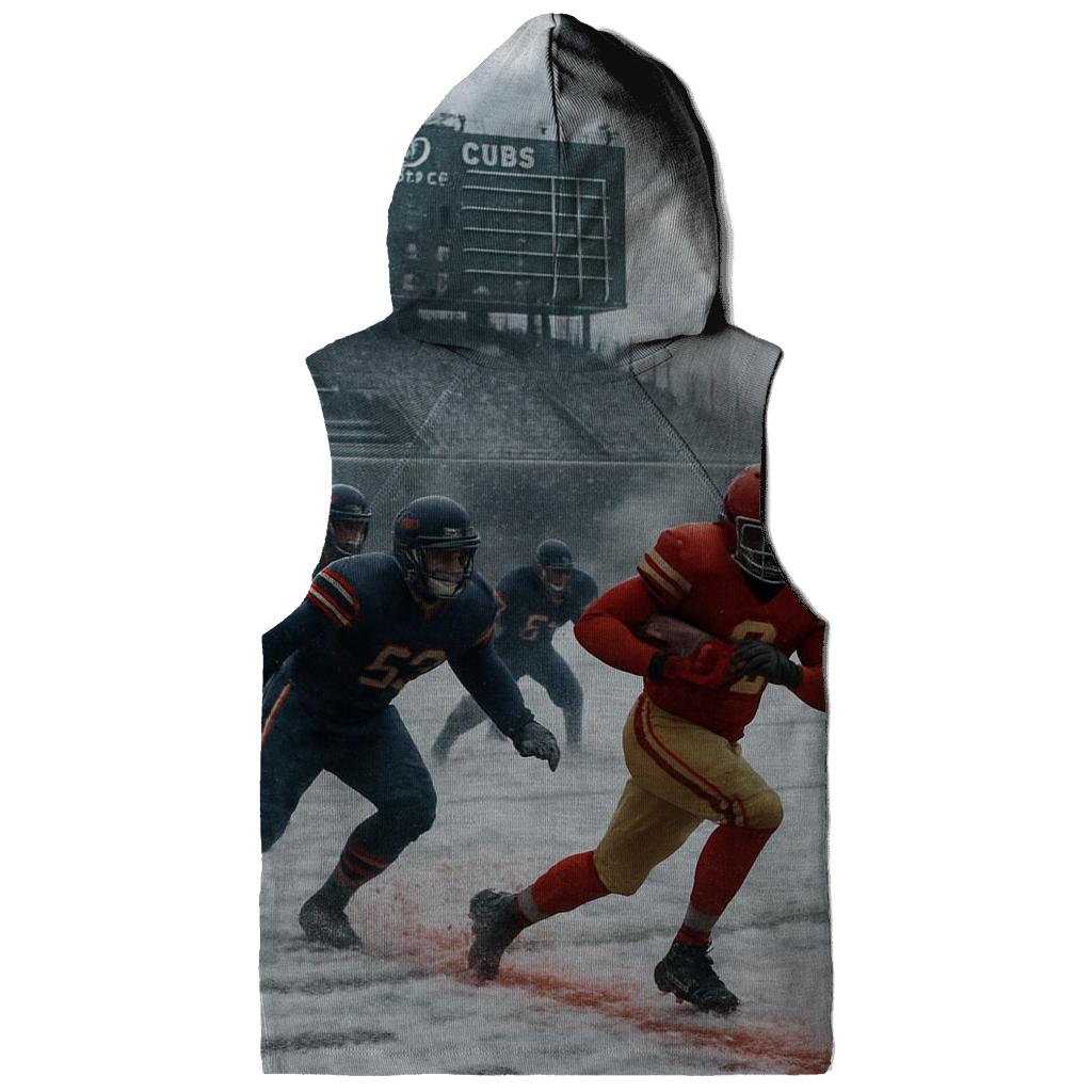 Frozen Gridiron At Wrigley Winds printed hoodies
