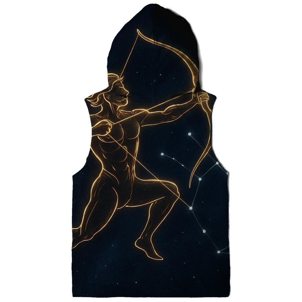 Sagittarius Celestial Archer Path embroidered hoodies