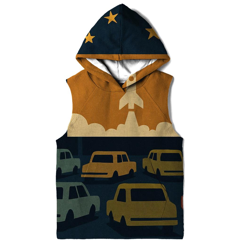 Retro Space Drive In premium hoodies