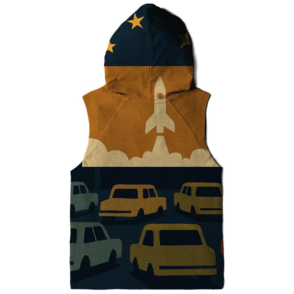 Retro Space Drive In premium hoodies