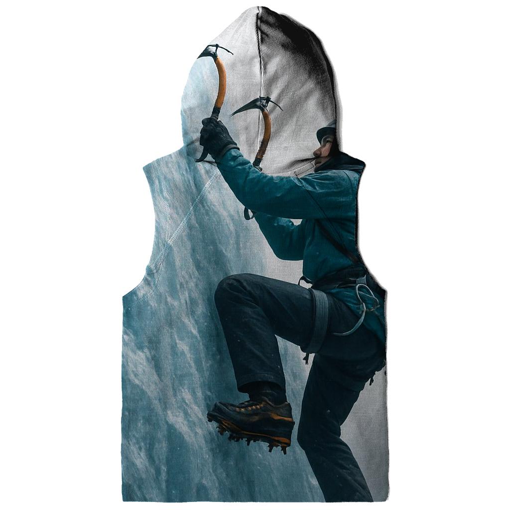 Ice Climbing Frozen Ascent hoodies fashion
