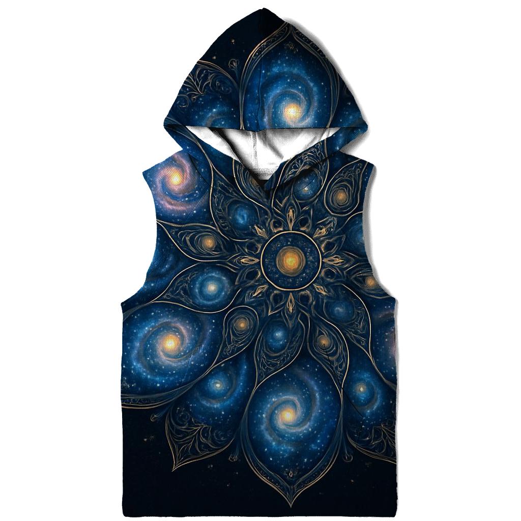 Galactic Bloom Mandala premium hoodies