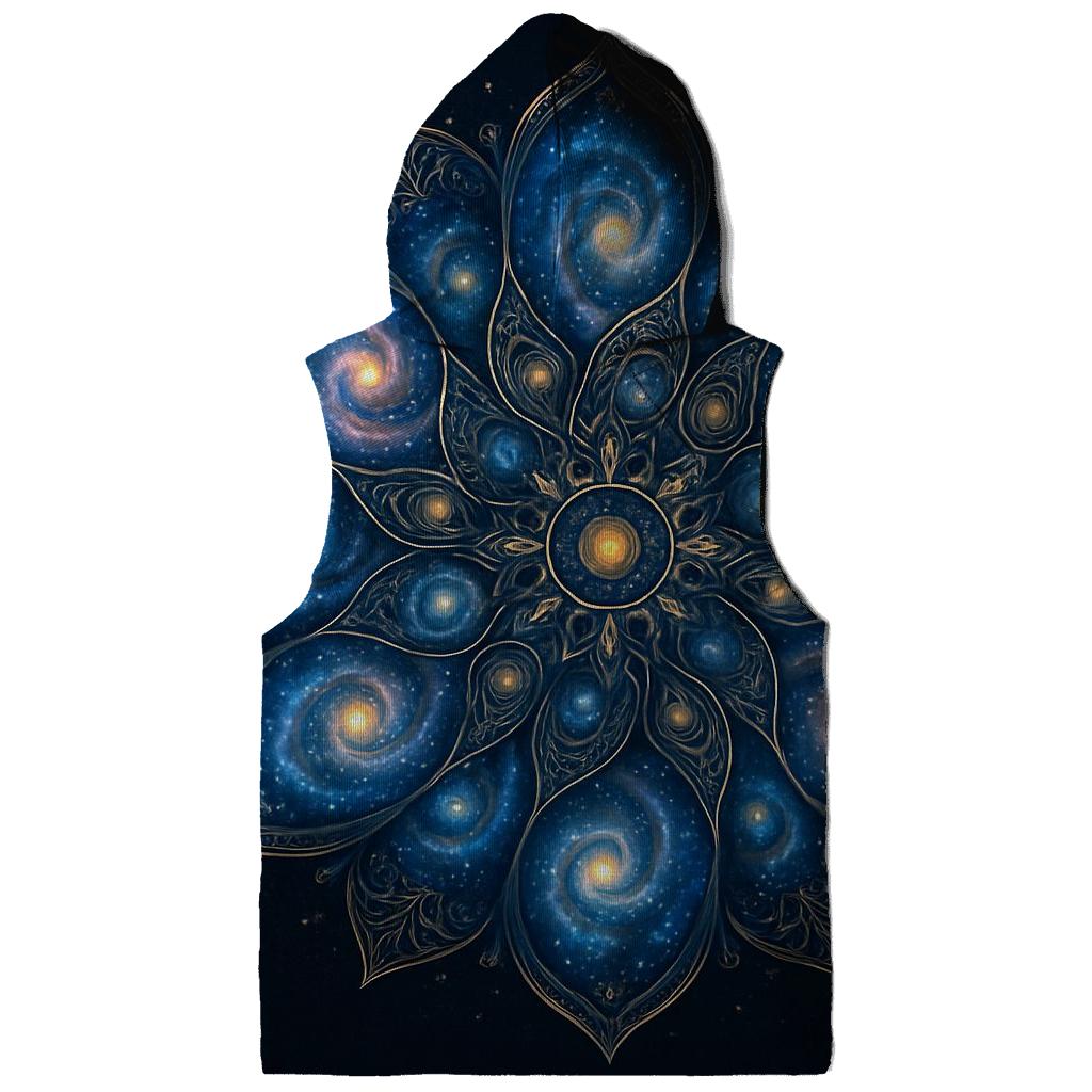 Galactic Bloom Mandala premium hoodies