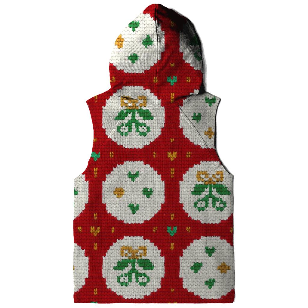 Mistletoe Bubble Polka Grid Design hoodies fashion