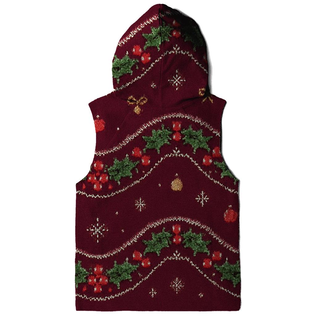 Holly Garland Wave Bands Design hoodie styles