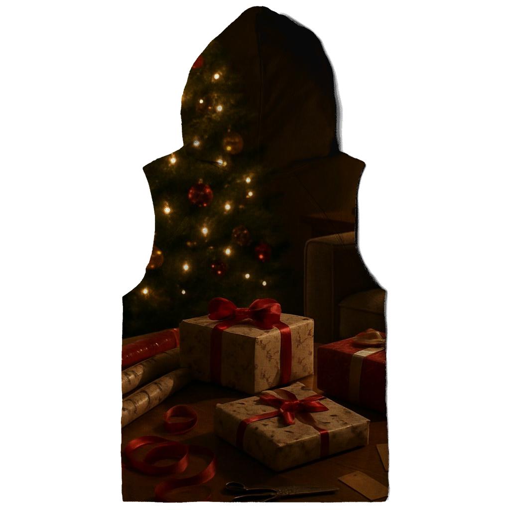 Midnight Gift Wrap And Twinkling Tree hoodie designs