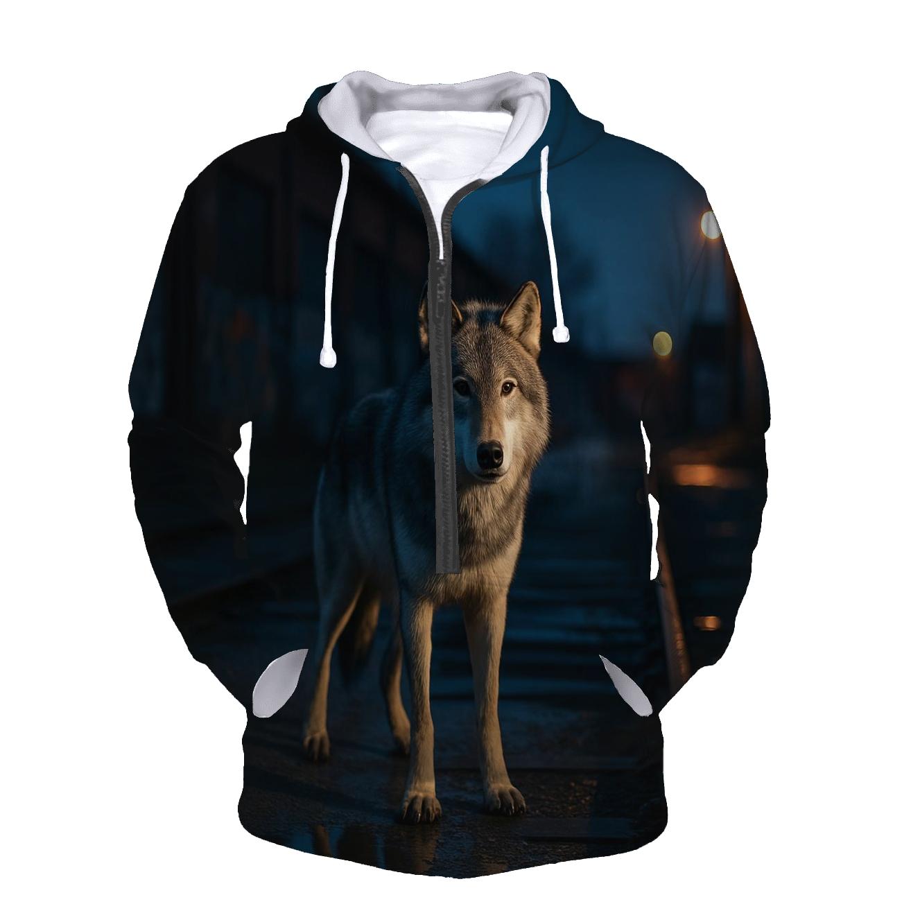 Urban Rail Yard Lone Wolf Vigil hoodie styles