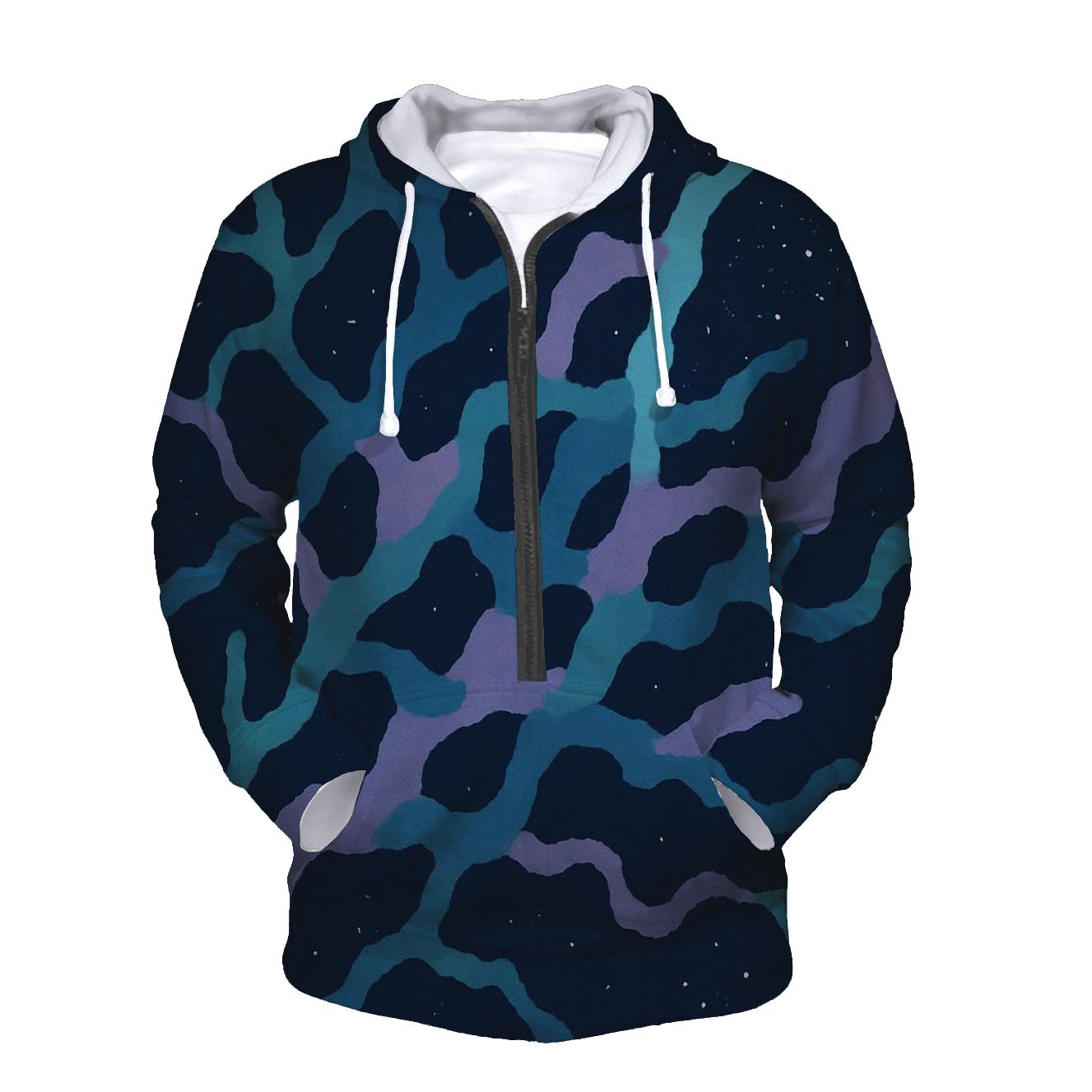 Nebula Filament Tapestry pullover hoodies