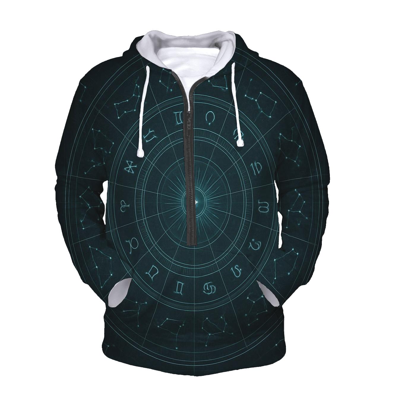 Arcane Zodiac Wheel Blueprint hoodie styles