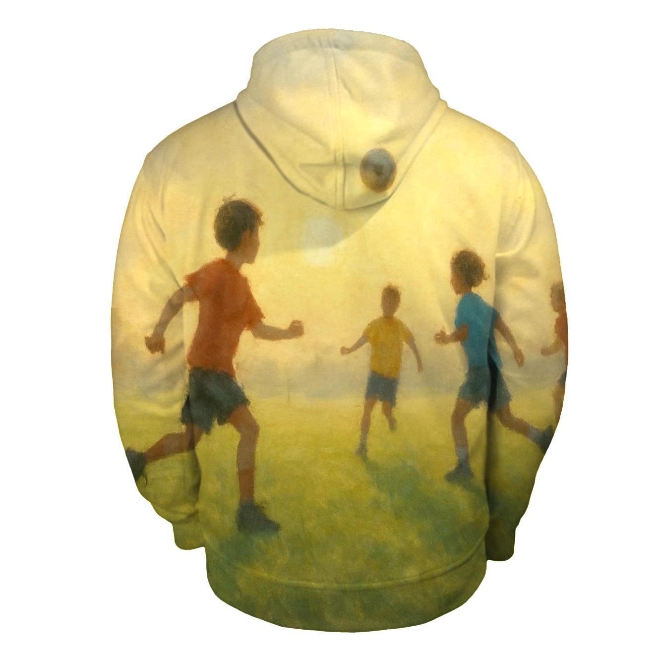 Youth Soccer Sunrise Field pullover hoodies