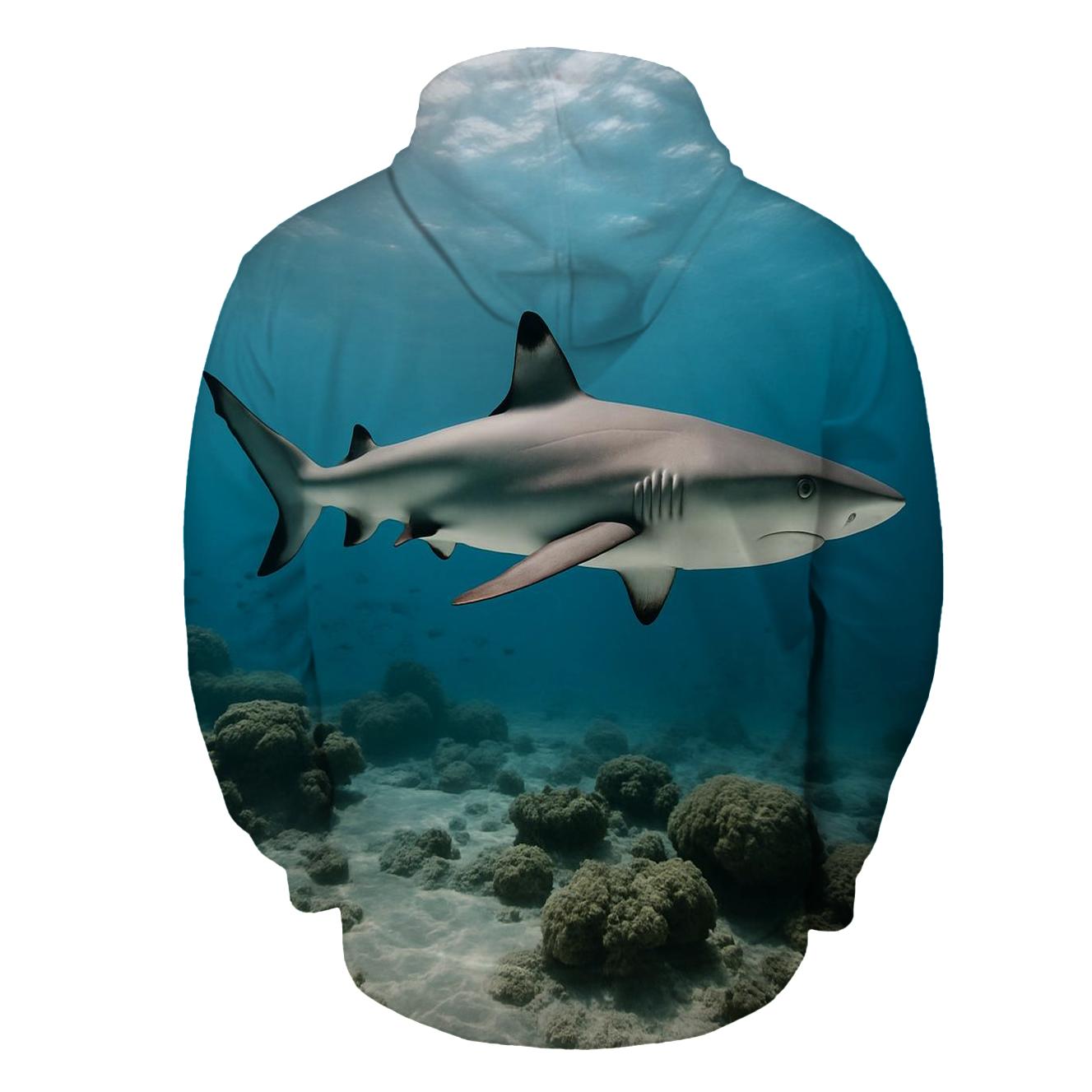 Coral Shelf Patrol Reef Shark hoodie styles