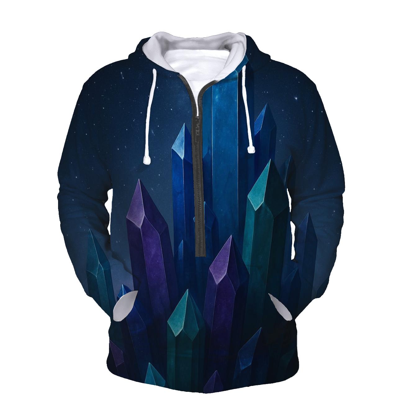 Celestial Crystal Spire custom hoodies