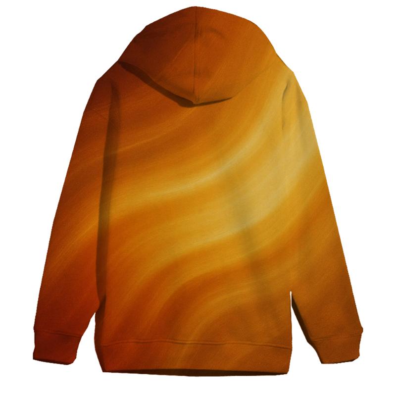 Molten Amber Drift pullover hoodies