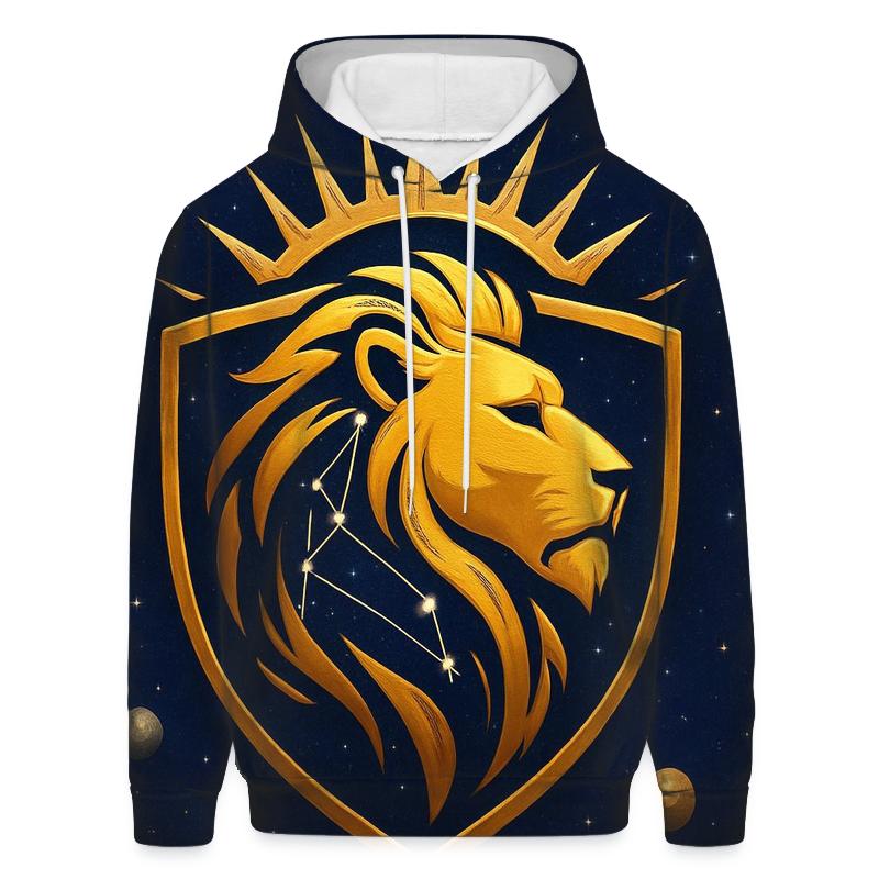 Solar Crown Leo Star Crest pullover hoodies
