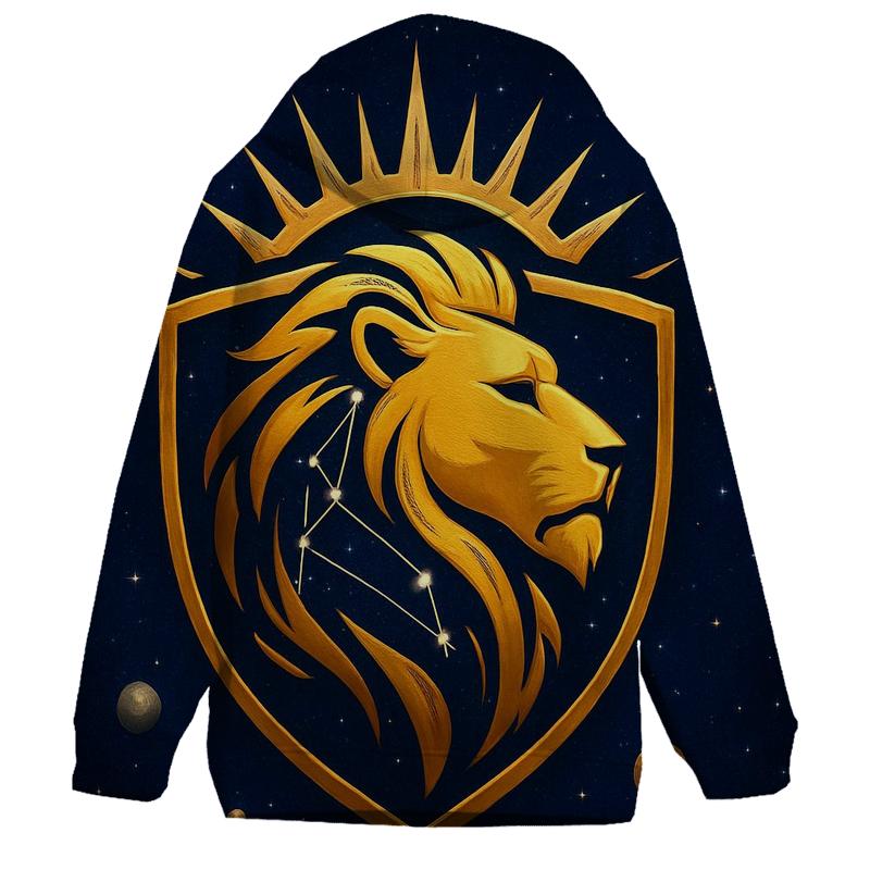 Solar Crown Leo Star Crest pullover hoodies