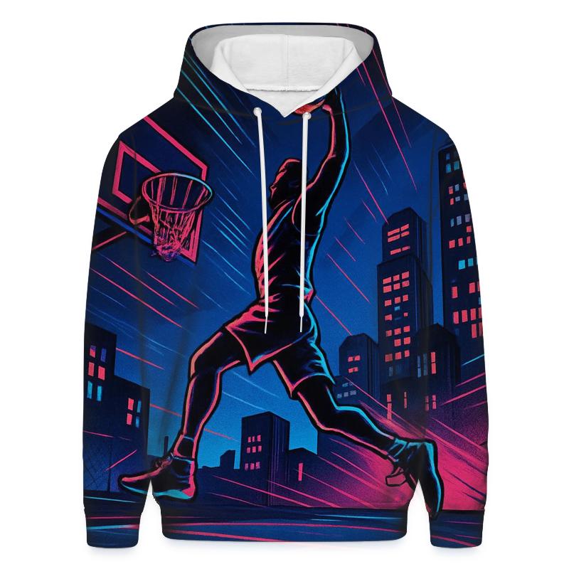 Urban Street Basketball Energy Court custom hoodies