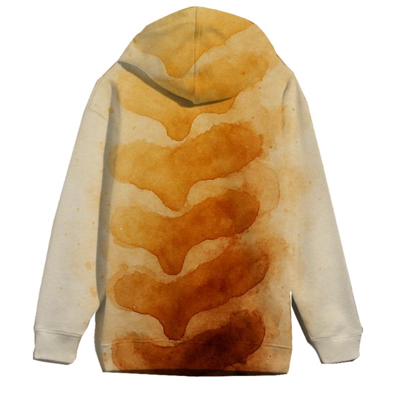 Amber Drip Cascade heavyweight hoodies