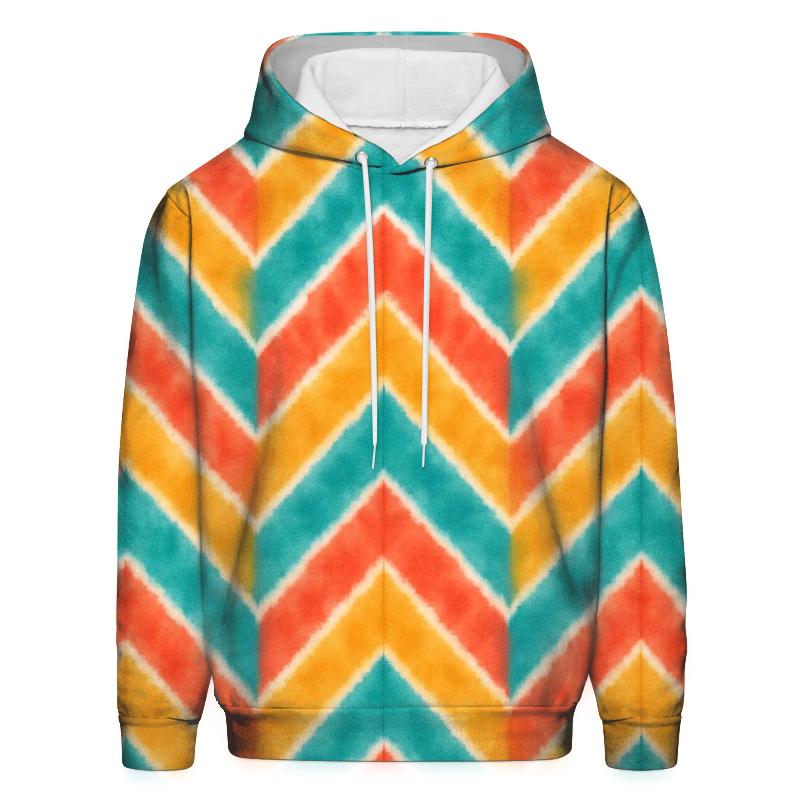 Coral Amber Chevron Accordion designer hoodies