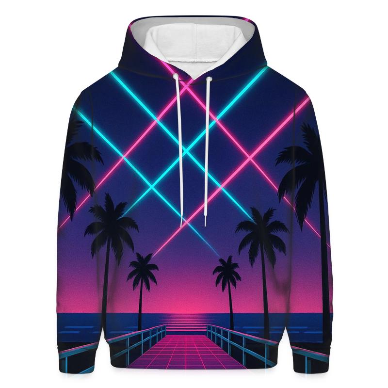 Laser Midnight Boardwalk graphic hoodies