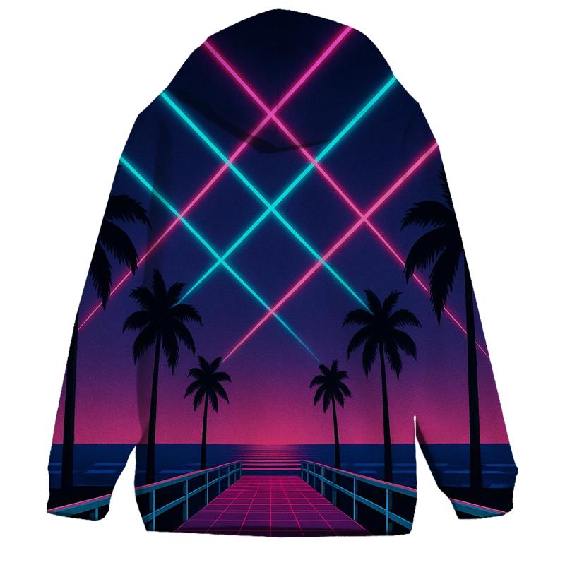 Laser Midnight Boardwalk graphic hoodies