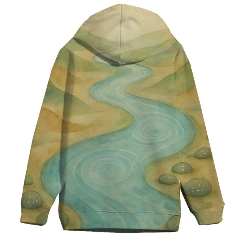 River Of Gentle Echoes pullover hoodies
