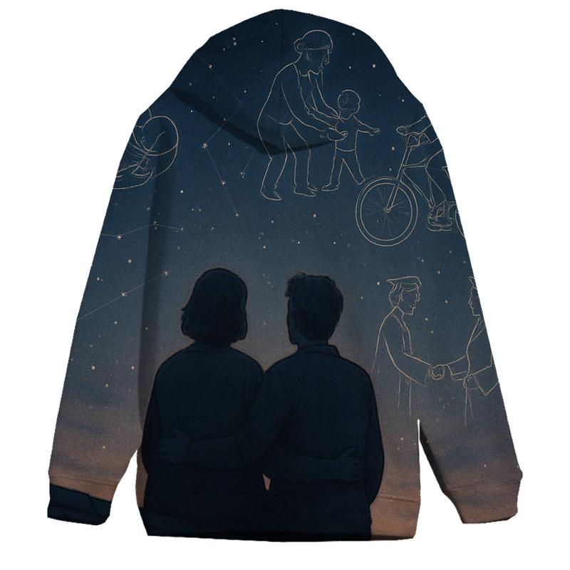 Time Constellations Of Her Memories pullover hoodies