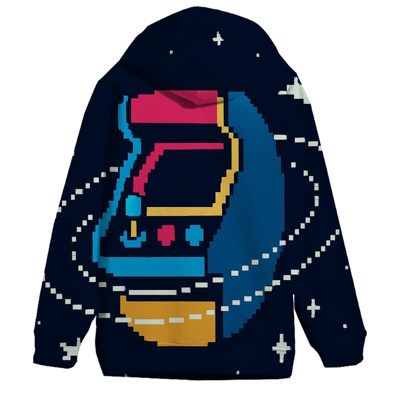 Pixel Planet Arcade heavyweight hoodies