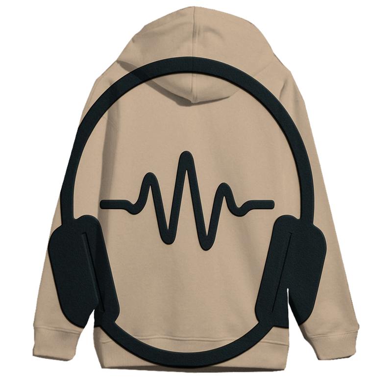 Minimalist Headphone Halo hoodie designs