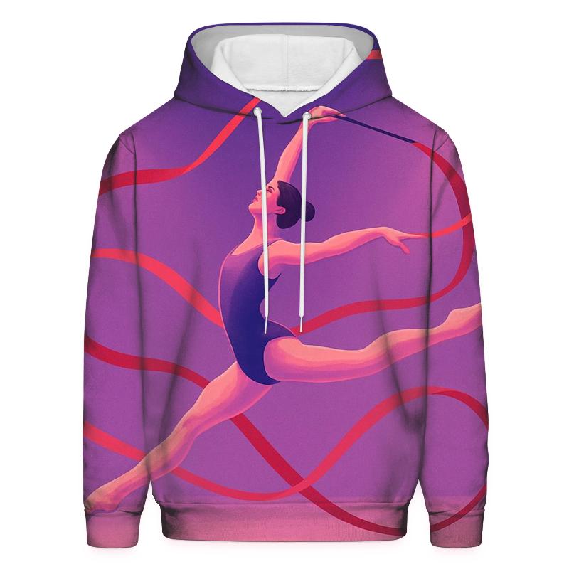 Artistic Gymnastics Ribbon Flow hoodie trends