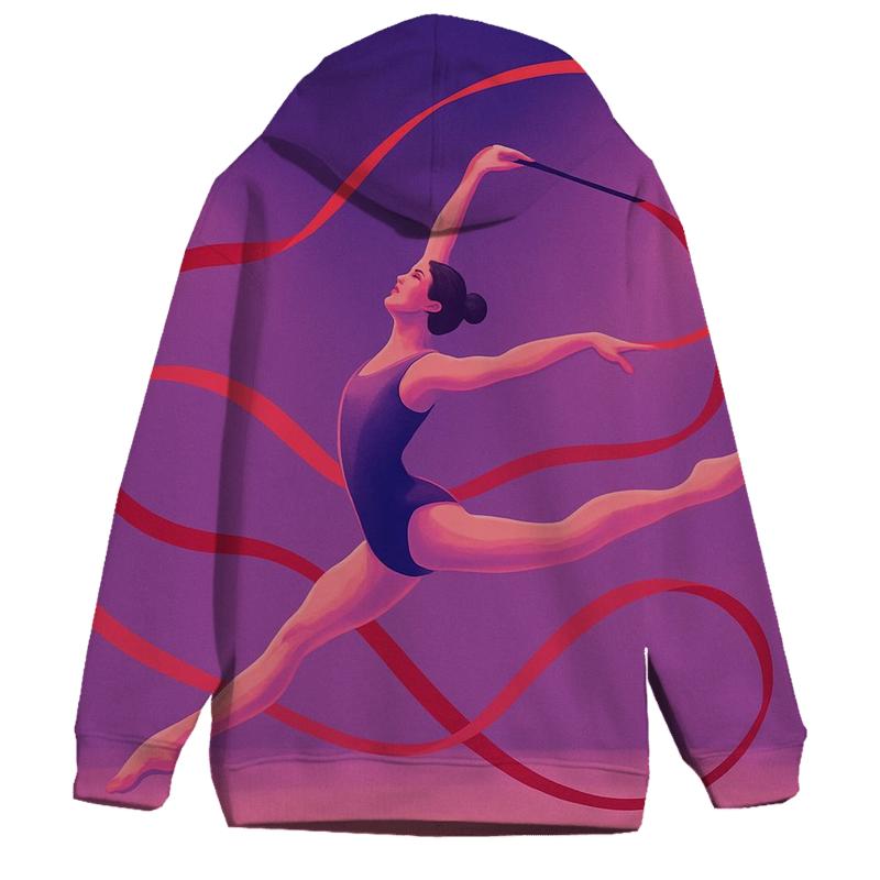 Artistic Gymnastics Ribbon Flow hoodie trends