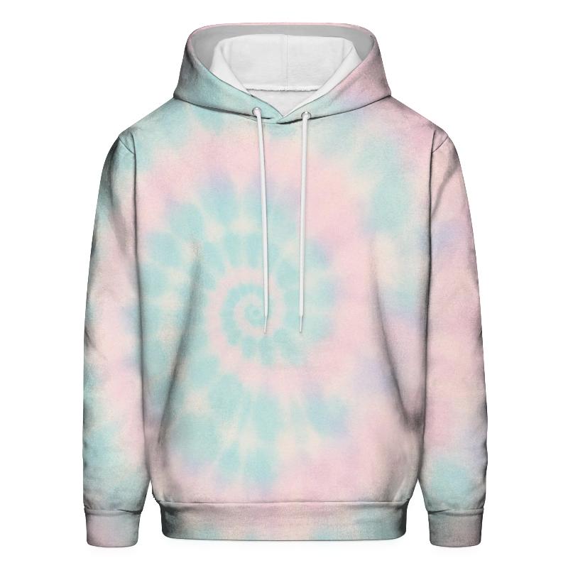 Pastel Overdye Cloud Spiral heavyweight hoodies