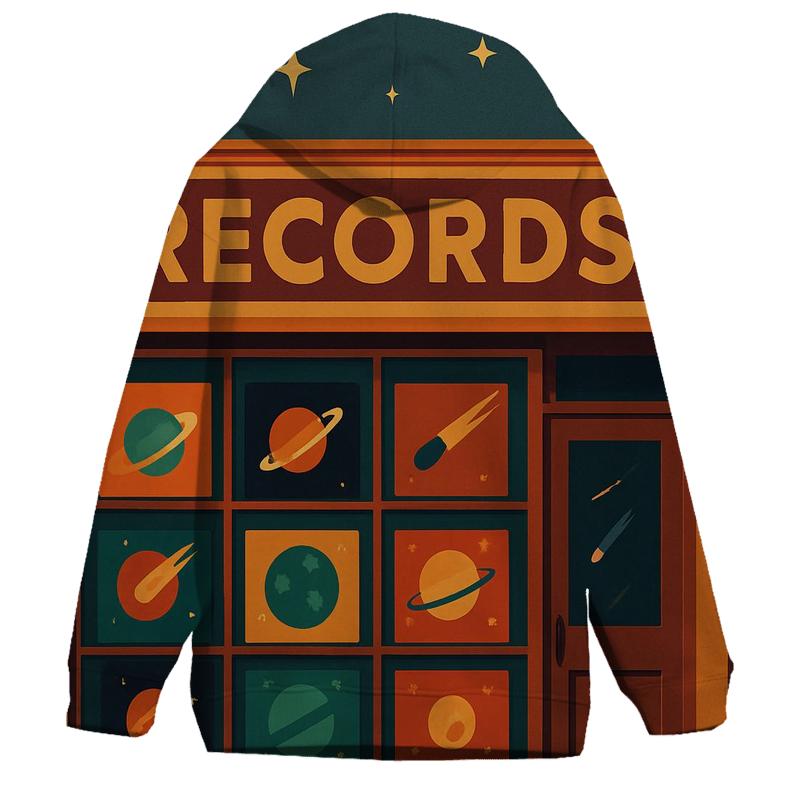 Stellar Record Shop Front pullover hoodies