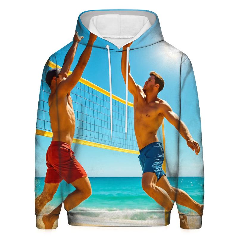 Beach Volleyball Golden Point pullover hoodies