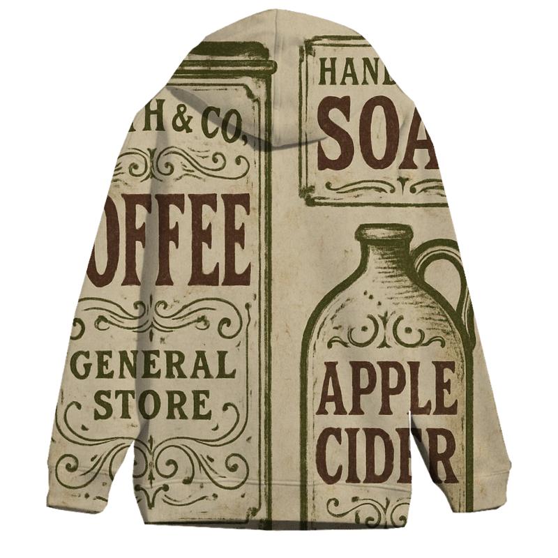 Rustic Country Store Label Collection pullover hoodies