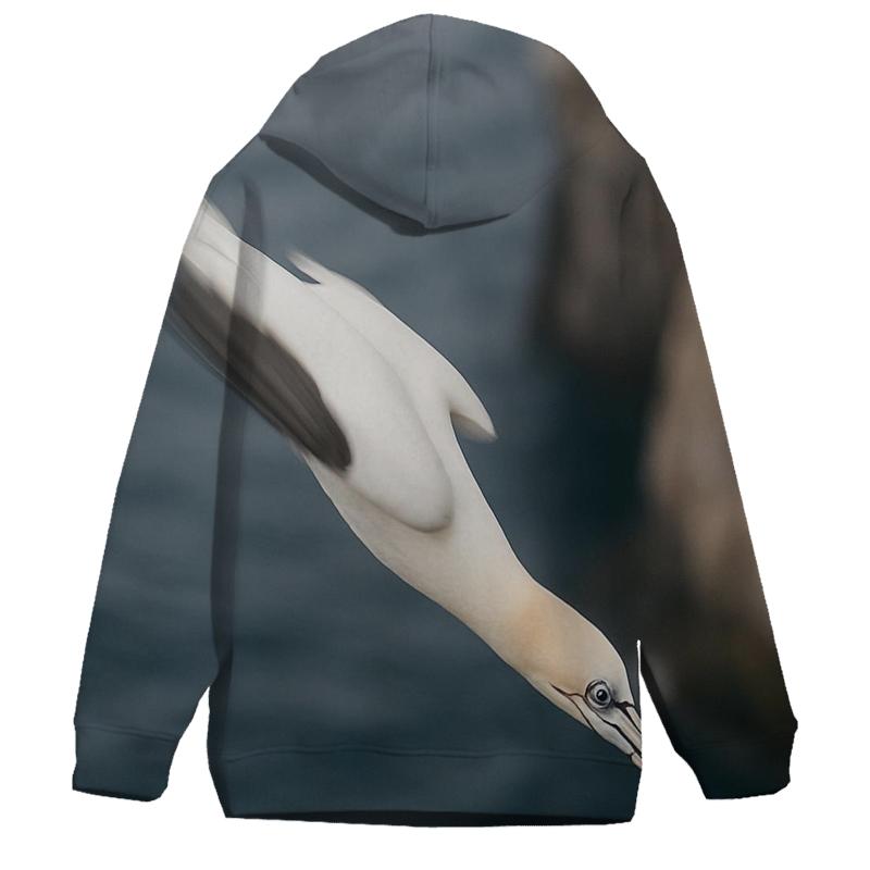 Sea Cliffs Gannet Dive custom hoodies