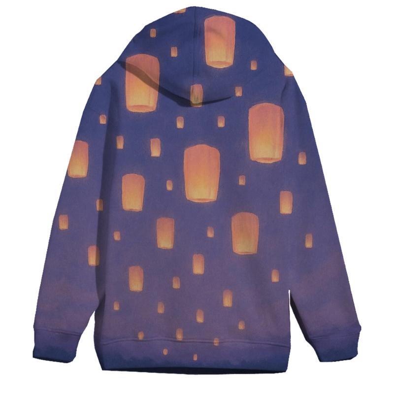 Floating Lantern Journey pullover hoodies